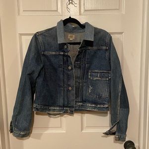Citizens of Humanity Cropped Denim Jean Jacket